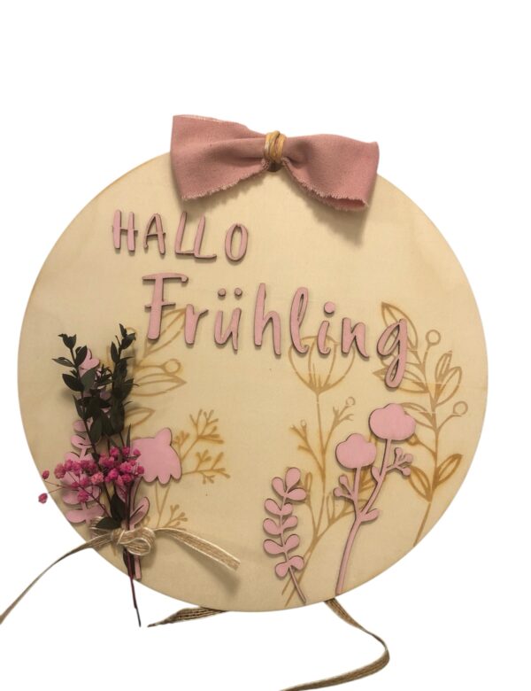 Frühlingsdeko Türaufhänger