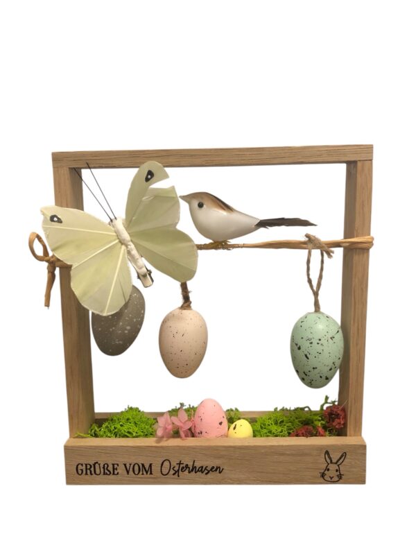 Osterdeko Frame Schmetterling