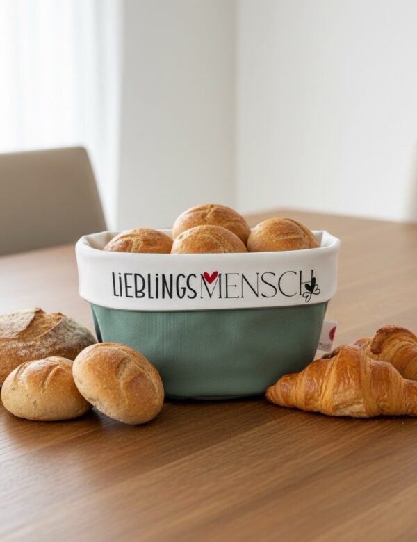 Brotkörbchen 💕Mama Edition💕 dustygreen /weiß