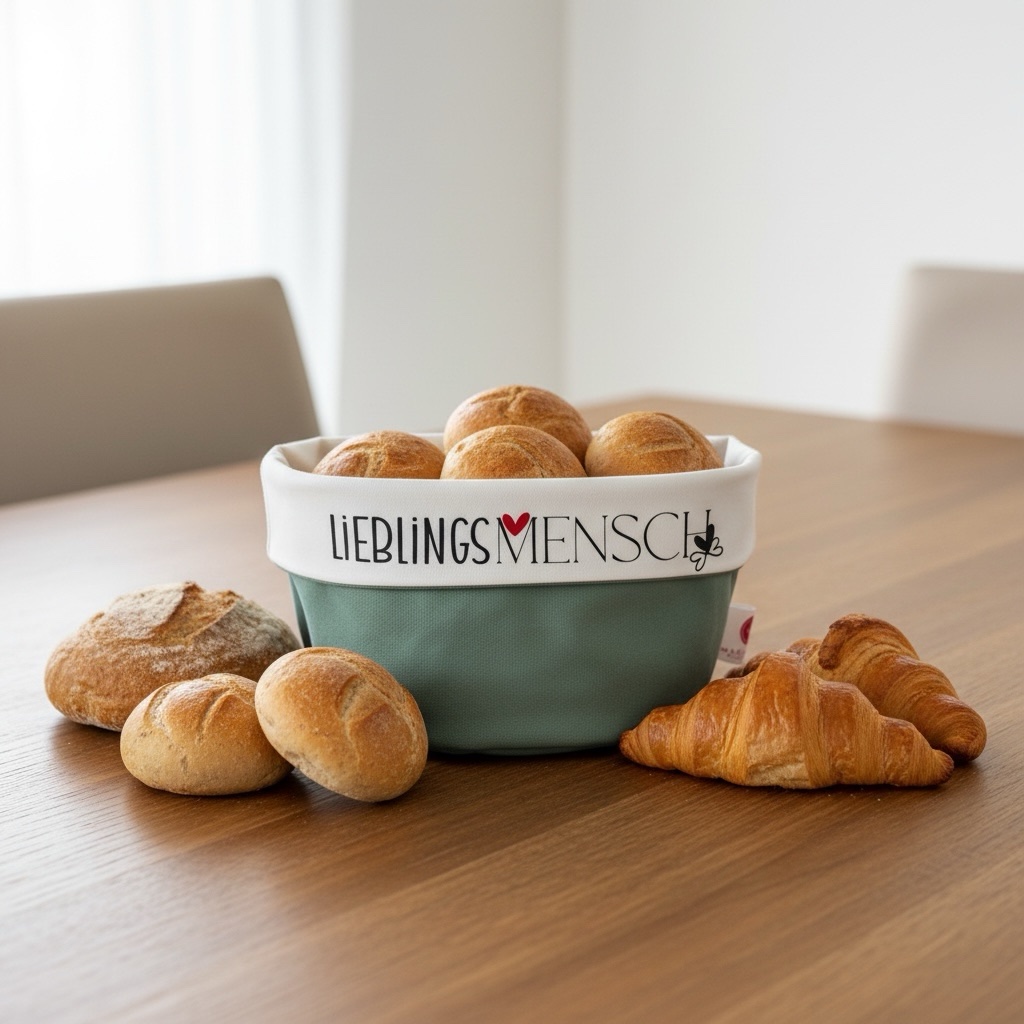 Brotkörbchen 💕Mama Edition💕 dustygreen /weiß