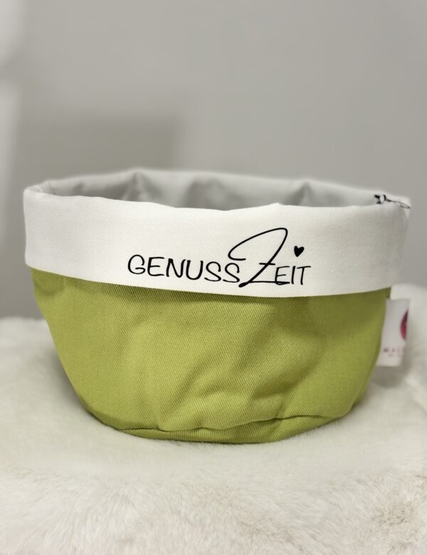 Little one Brotkörbchen grün /weiß NEU