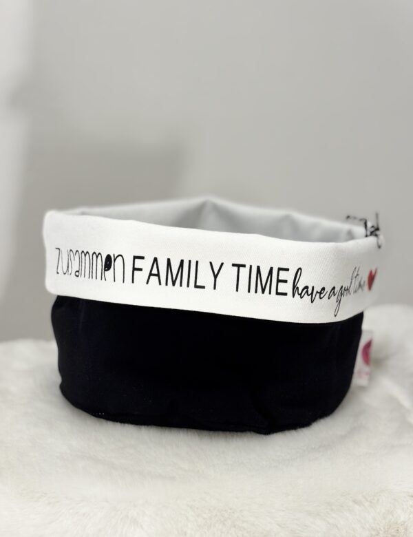 Little one Brotkörbchen schwarz/weiß NEU