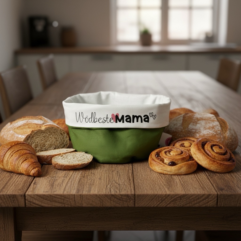 Little one Brotkörbchen 💕Mama Edition 💕grün/weiß