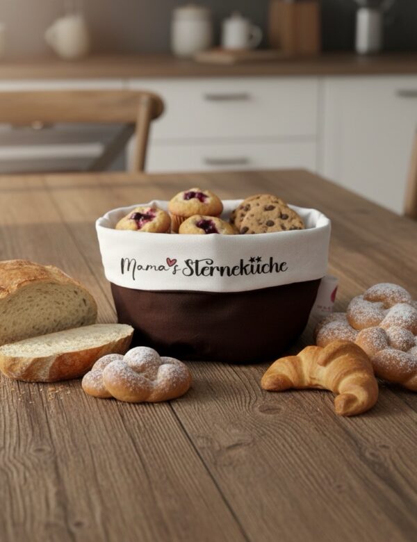 Little one Brotkörbchen 💕Mama Edition 💕braun/weiß