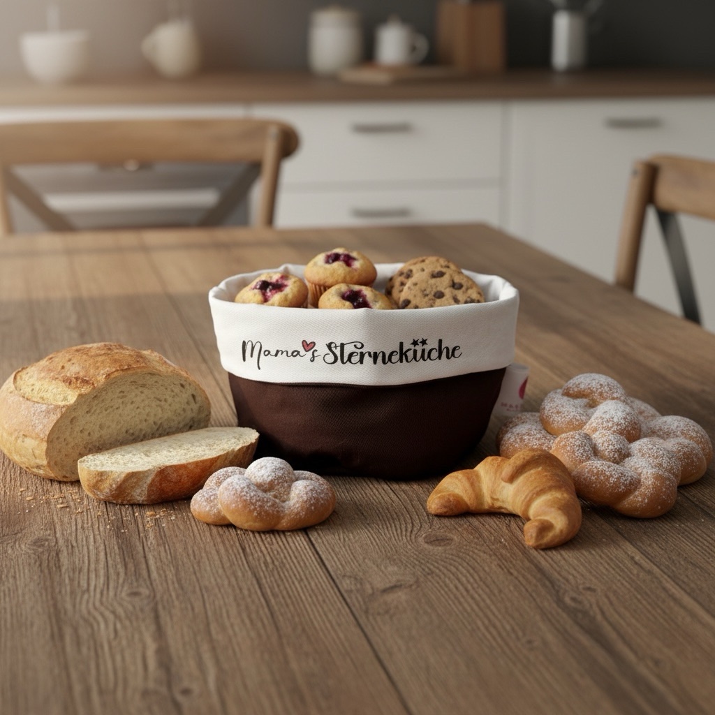 Little one Brotkörbchen 💕Mama Edition 💕braun/weiß