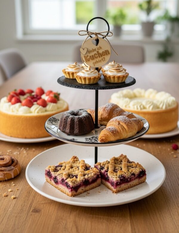 Etagere black flower