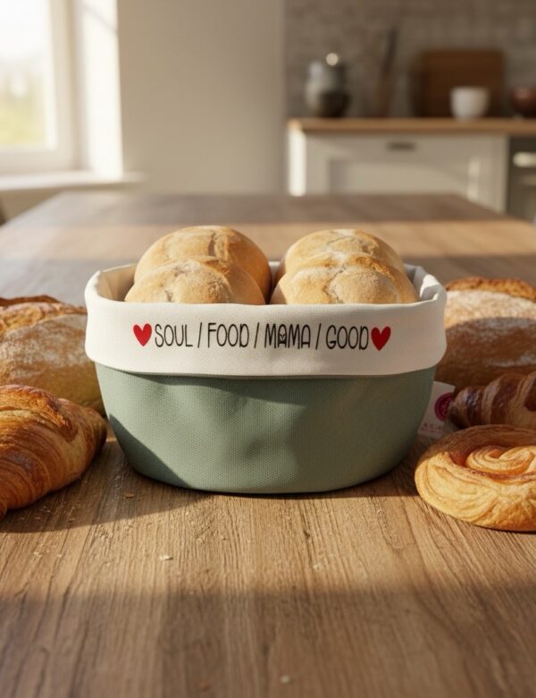 Little one Brotkörbchen 💕Mama Edition 💕dustygreen/weiß